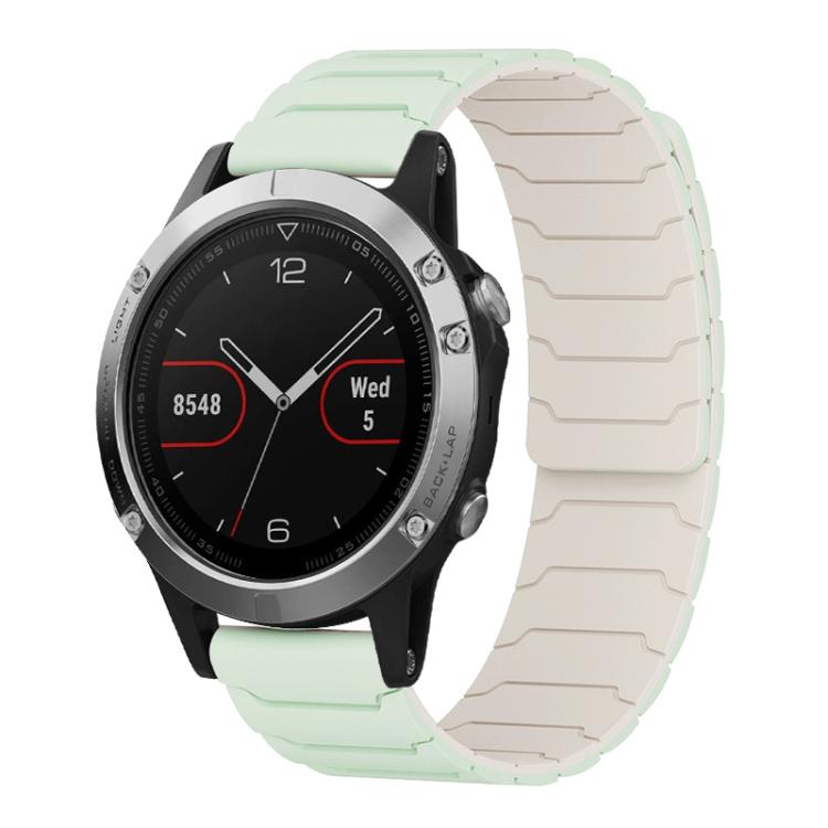 For Garmin Fenix 8/7/6/5 22mm xDfind Magnetic Silicone Watch Band