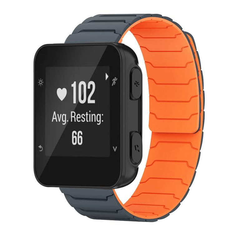 For Garmin Forerunner 35/30/35J 20mm xDfind Magnetic Silicone Watch Band