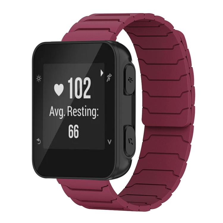 For Garmin Forerunner 35/30/35J 20mm xDfind Magnetic Silicone Watch Band
