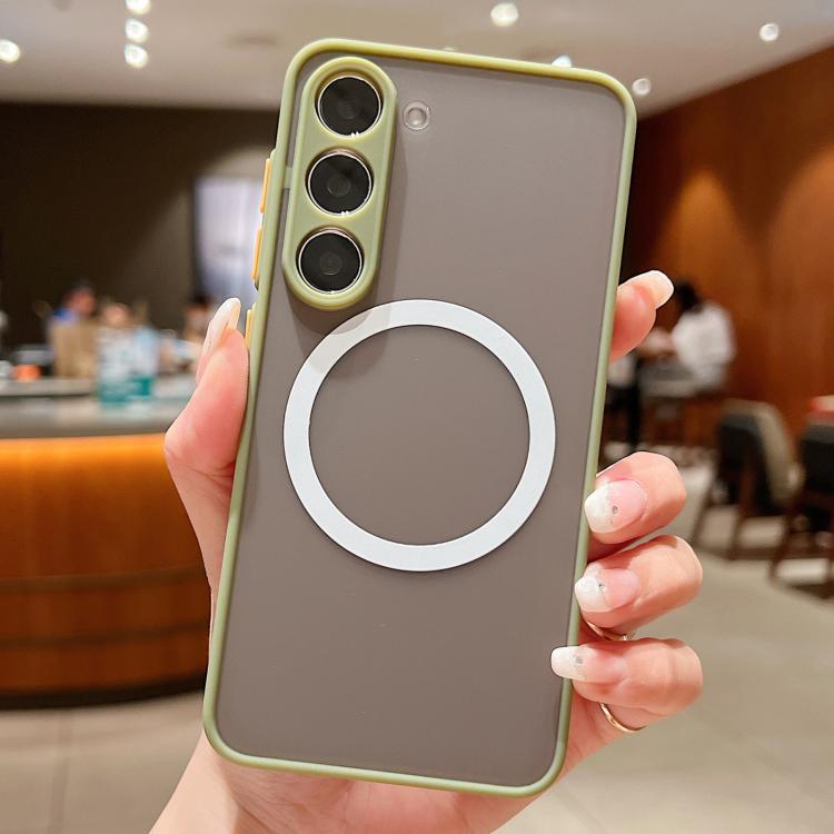 For Samsung Galaxy S22 5G Hawkeye Skin Feel MagSafe Phone Case