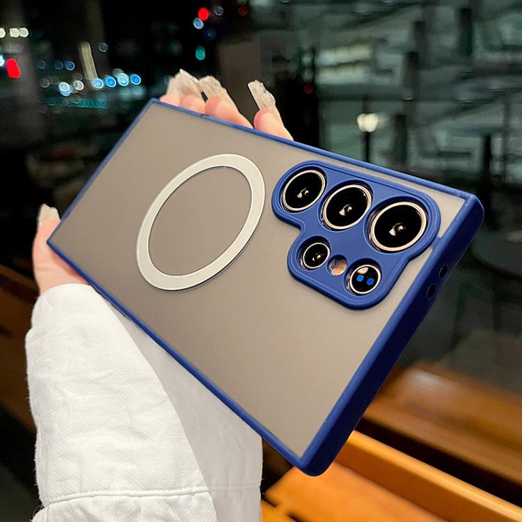 For Samsung Galaxy S23 Ultra 5G Hawkeye Skin Feel MagSafe Phone Case