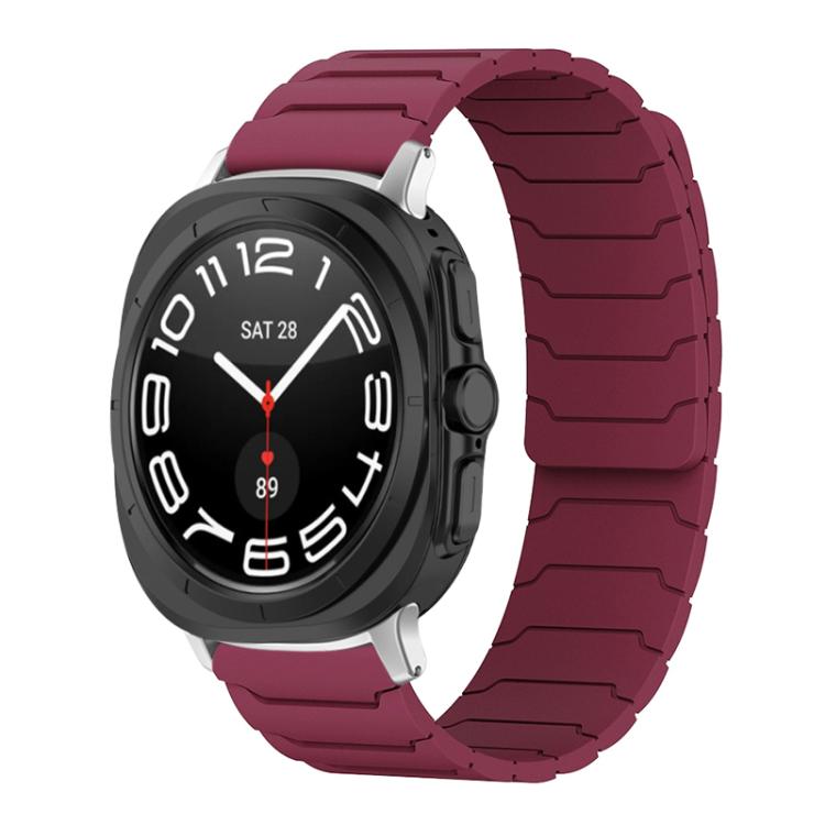 For Samsung Galaxy Watch Ultra / Ultra 2025 xDfind Magnetic Silicone Watch Band