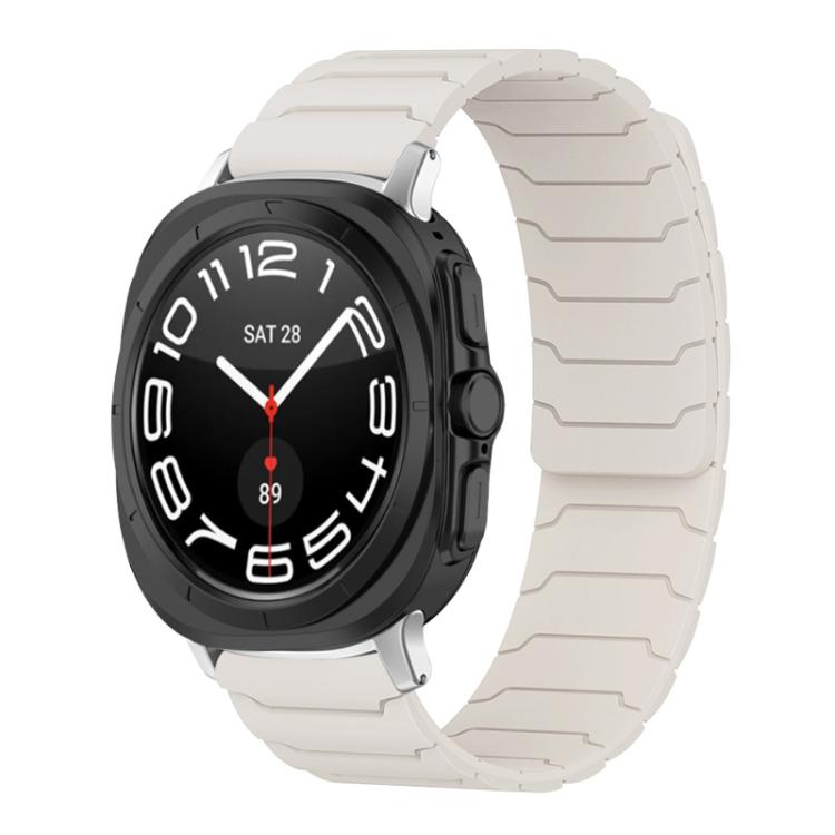 For Samsung Galaxy Watch Ultra / Ultra 2025 xDfind Magnetic Silicone Watch Band