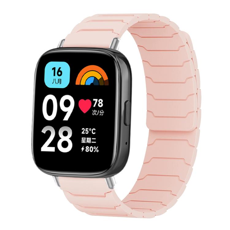 For Redmi Watch 3 Active / Watch 3 Lite xDfind Magnetic Silicone Watch Band