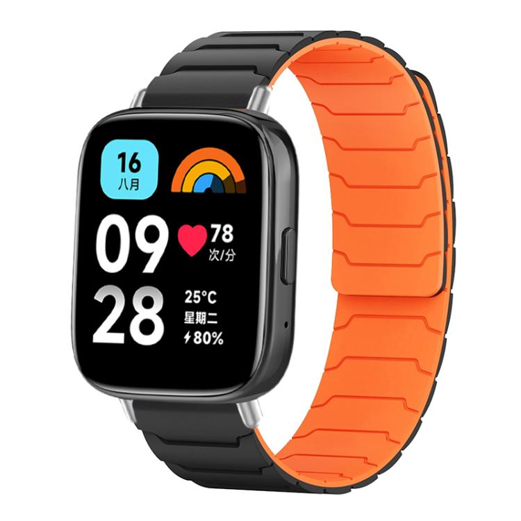 For Redmi Watch 3 Active / Watch 3 Lite xDfind Magnetic Silicone Watch Band