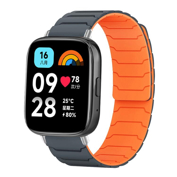 For Redmi Watch 3 Active / Watch 3 Lite xDfind Magnetic Silicone Watch Band