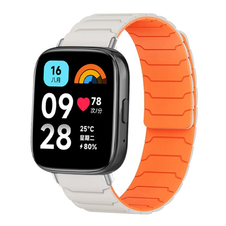 For Redmi Watch 3 Active / Watch 3 Lite xDfind Magnetic Silicone Watch Band