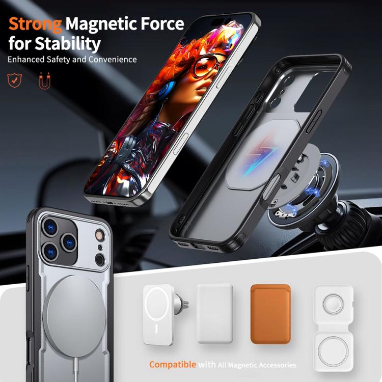For iPhone 17 Pro Metal 360 Degree Rotation Holder MagSafe Phone Case