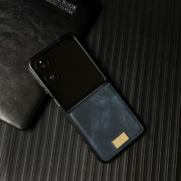 For Xiaomi Mix Flip 2 Crazy Horse Texture PU Phone Case