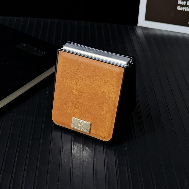 For Xiaomi Mix Flip 2 Crazy Horse Texture PU Phone Case