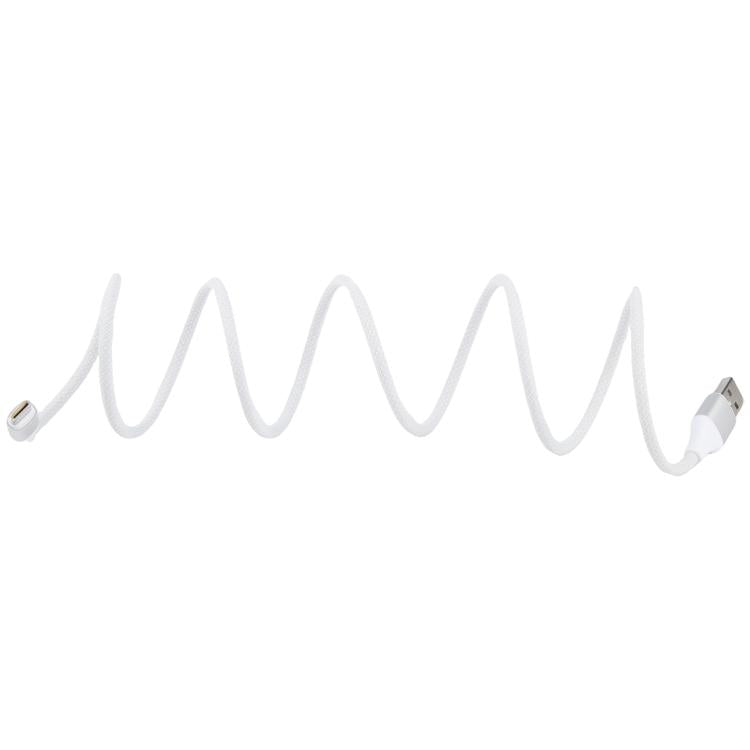 ZGA CB11 5A USB to Type-C Aluminum Alloy Magnetic Data Cable, Length: 1m - White