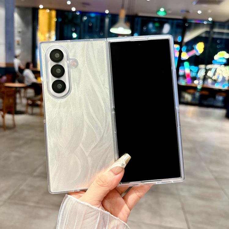 For Samsung Galaxy Z Fold7 5G Transparent Edge PC Folding Phone Case