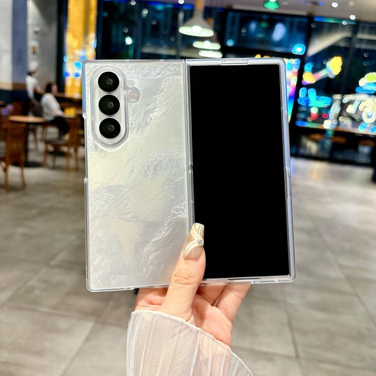 For Samsung Galaxy Z Fold7 5G Transparent Edge PC Folding Phone Case