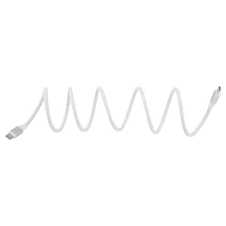 ZGA CB13 60W Type-C to Type-C Aluminum Alloy Magnetic Data Cable, Length: 1m - White