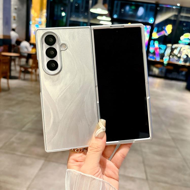 For Samsung Galaxy Z Fold7 5G Silver Edge PC Folding Phone Case