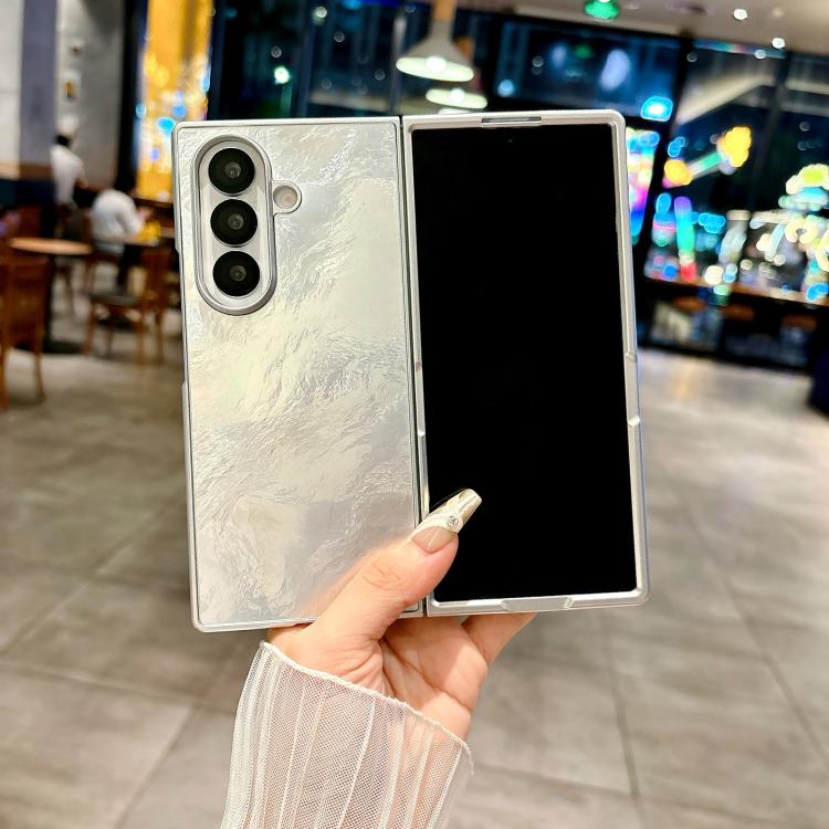 For Samsung Galaxy Z Fold7 5G Silver Edge PC Folding Phone Case