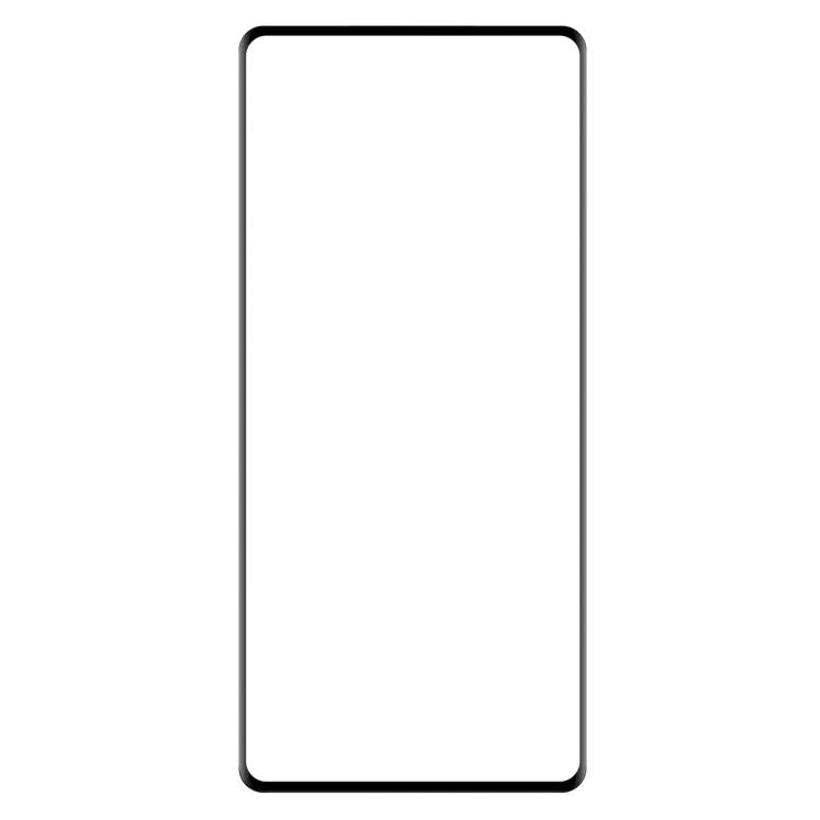 For Motorola Edge 50 Full Glue 9H HD 3D Curved Edge Tempered Glass Film - Black