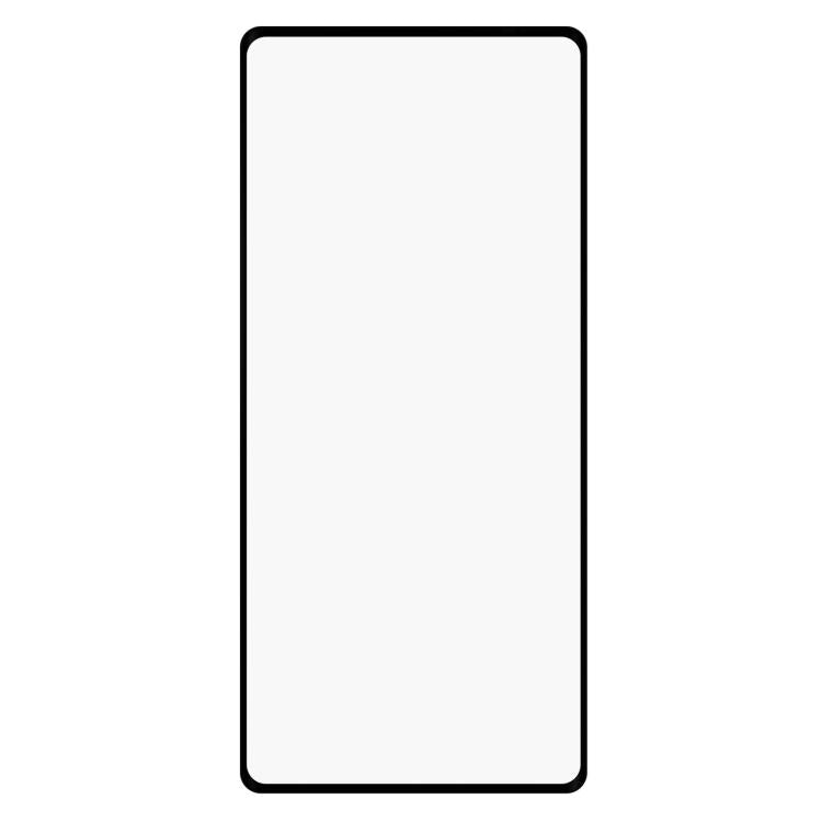 For Motorola Moto G85 Full Glue 9H HD 3D Curved Edge Tempered Glass Film - Black