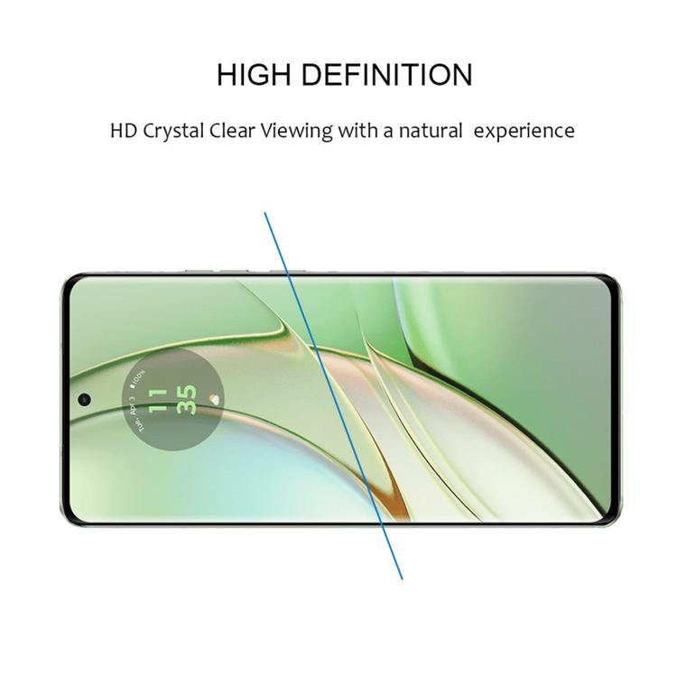 For Motorola Edge 40 25pcs Full Glue 9H HD 3D Curved Edge Tempered Glass Film - Black
