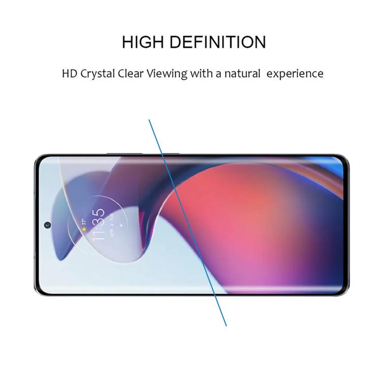 For Motorola Moto S30 Pro 5G 25pcs Full Glue 9H HD 3D Curved Edge Tempered Glass Film - Black