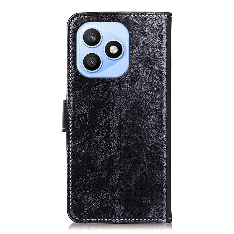 For Honor X8d 4G Retro Crazy Horse Texture Flip Leather Phone Case