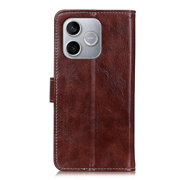 For Honor 600 Lite Global Retro Crazy Horse Texture Flip Leather Phone Case