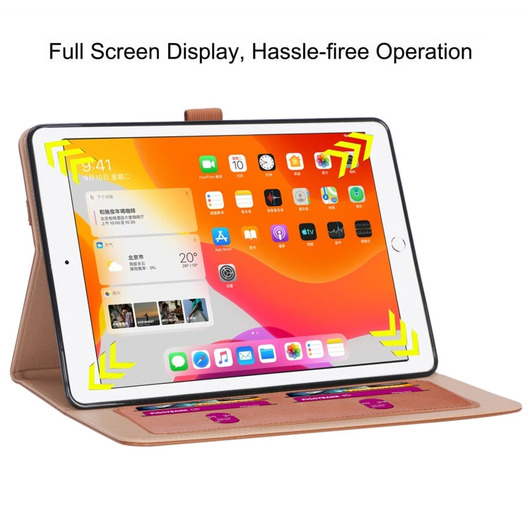 Retro Pattern TPU + PU Leather Case with Holder & Card Slots For iPad 10.2 2021 / 2020 / 2019 / Pro 10.5
