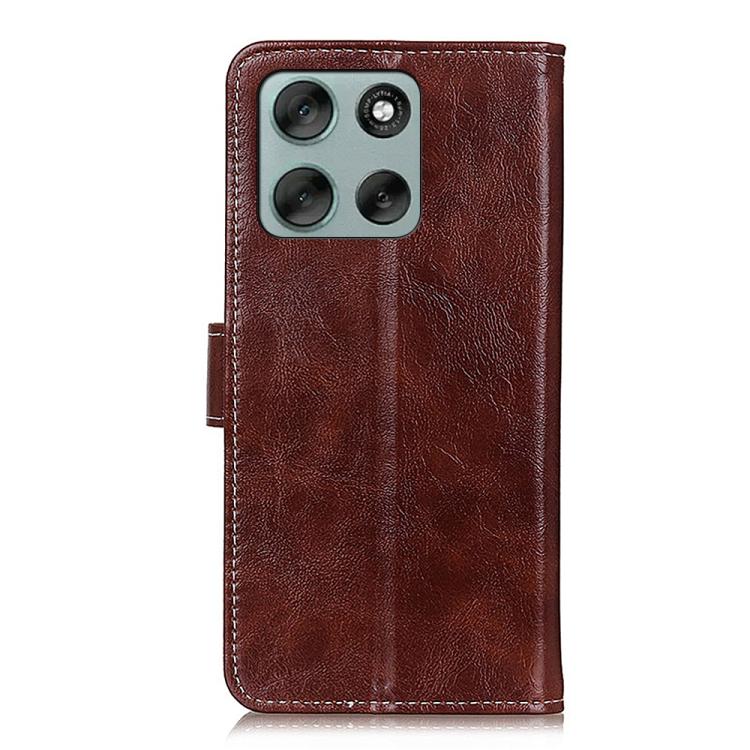 For Motorola Moto G56 5G Retro Crazy Horse Texture Leather Phone Case