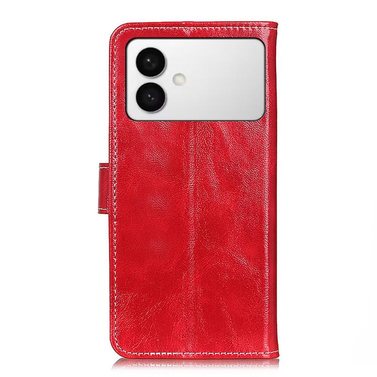 For Samsung Galaxy S26 Edge 5G Retro Crazy Horse Texture Leather Phone Case