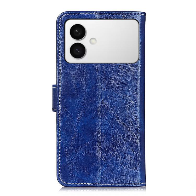 For Samsung Galaxy S26 Edge 5G Retro Crazy Horse Texture Leather Phone Case