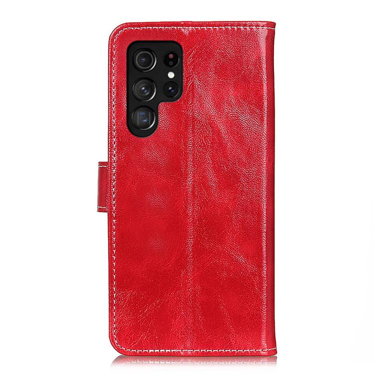 For Samsung Galaxy S26 Ultra 5G Retro Crazy Horse Texture Leather Phone Case