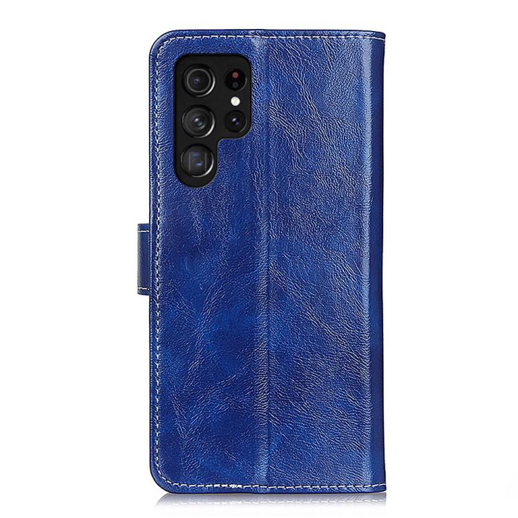 For Samsung Galaxy S26 Ultra 5G Retro Crazy Horse Texture Leather Phone Case