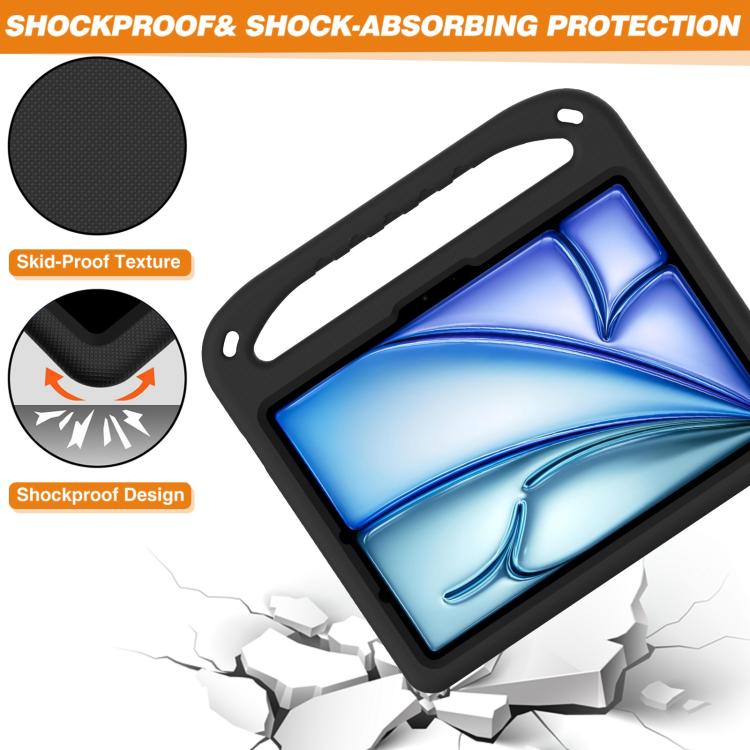 For iPad Air 11 2026 / 2025 / 2024 Handle EVA Shockproof Tablet Case with Holder