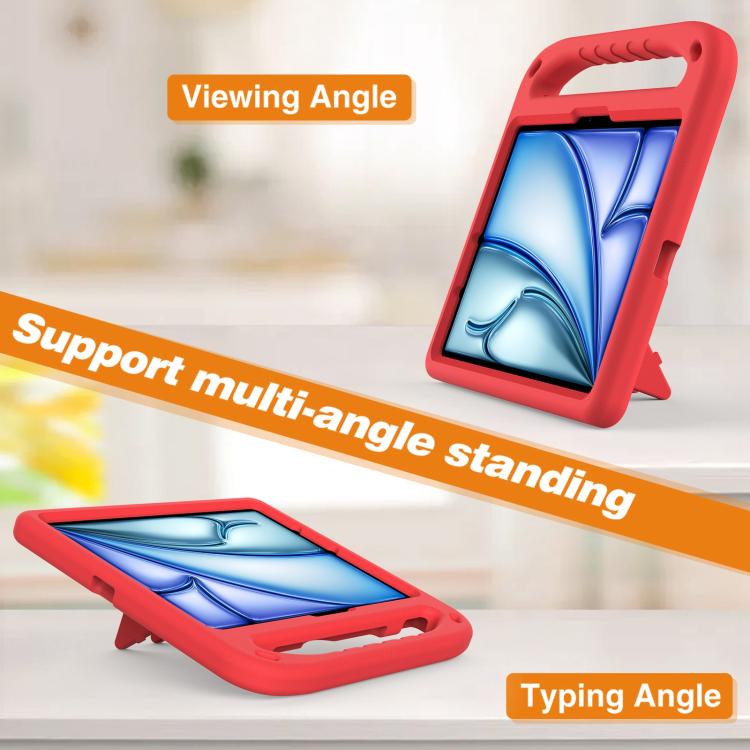 For iPad Air 11 2026 / 2025 / 2024 Handle EVA Shockproof Tablet Case with Holder