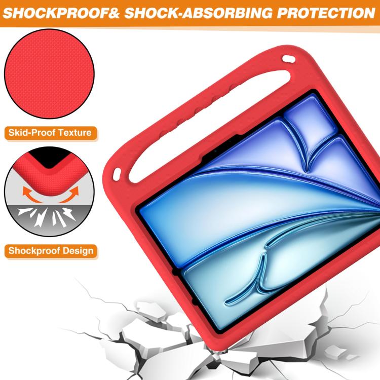 For iPad Air 11 2026 / 2025 / 2024 Handle EVA Shockproof Tablet Case with Holder