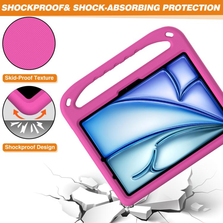 For iPad Air 11 2026 / 2025 / 2024 Handle EVA Shockproof Tablet Case with Holder