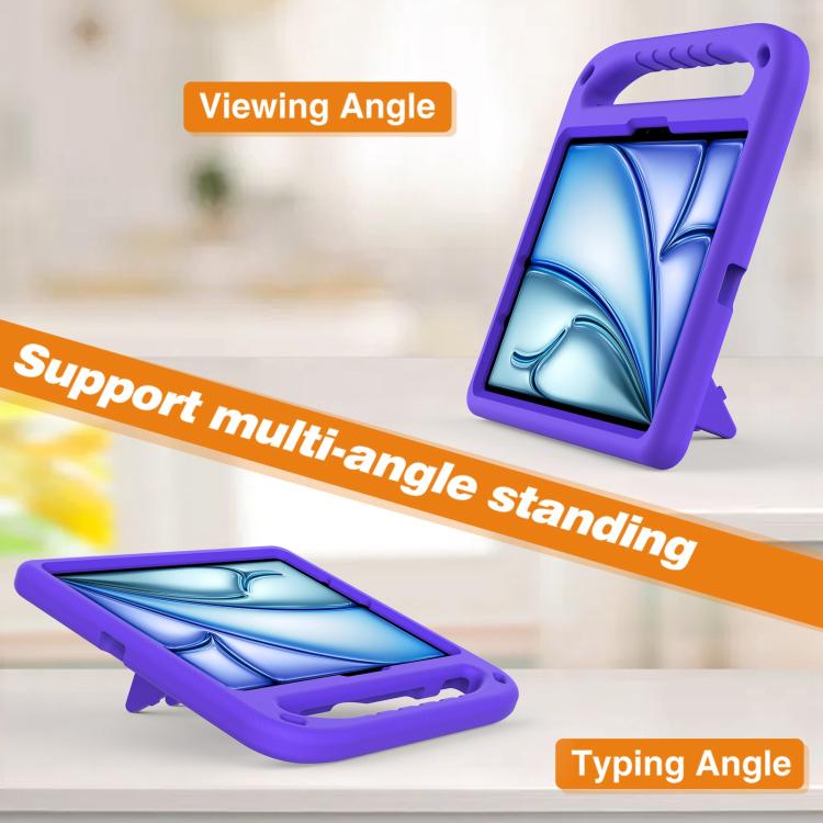 For iPad Air 11 2026 / 2025 / 2024 Handle EVA Shockproof Tablet Case with Holder