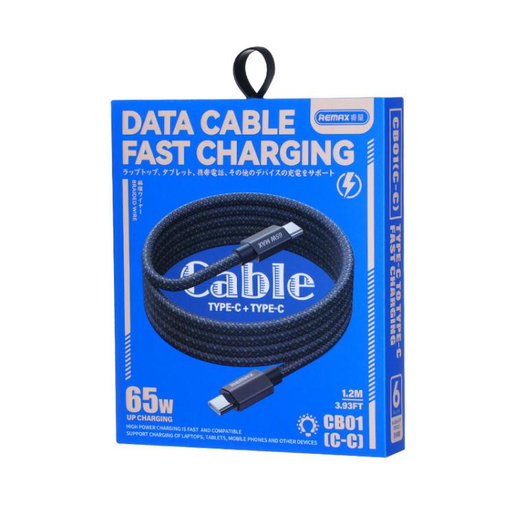 REMAX CB01 3A USB to 8 Pin Aluminum Alloy Braided Fast Charging Data Cable with LED Light, Length: 1.2m - Black
