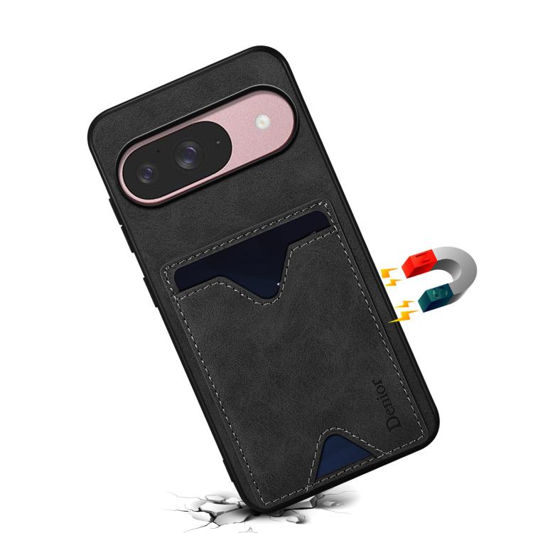For Google Pixel 10 Pro / Pixel 10 Denior D06 PU Back Cover Card Slot Holder Phone Case