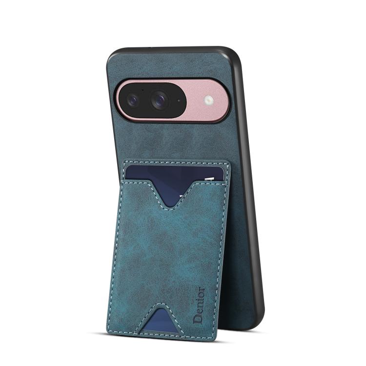 For Google Pixel 10 Pro / Pixel 10 Denior D06 PU Back Cover Card Slot Holder Phone Case