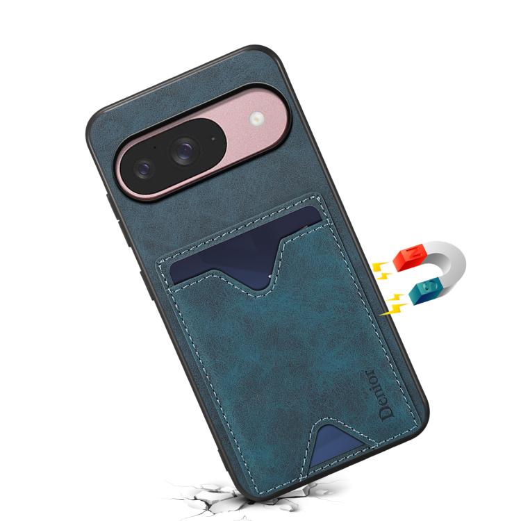 For Google Pixel 10 Pro / Pixel 10 Denior D06 PU Back Cover Card Slot Holder Phone Case