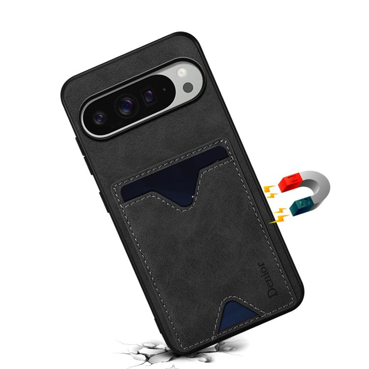 For Google Pixel 10 Pro XL Denior D06 PU Back Cover Card Slot Holder Phone Case