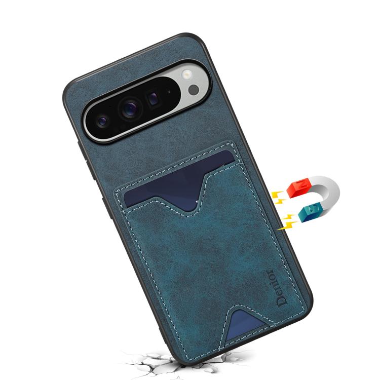 For Google Pixel 10 Pro XL Denior D06 PU Back Cover Card Slot Holder Phone Case