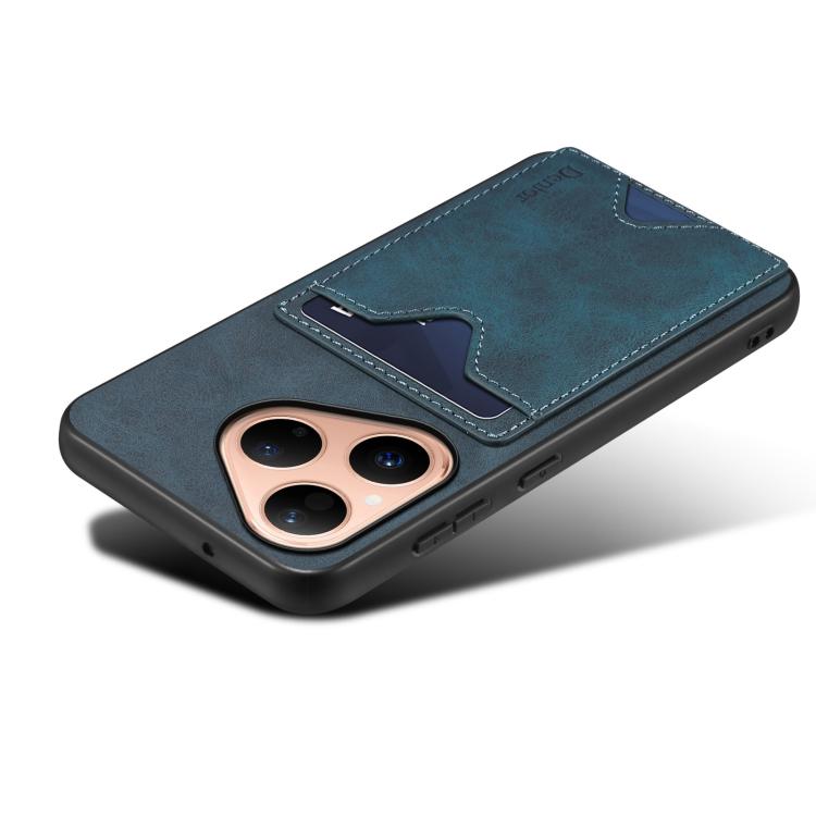 For Huawei Pura 80 5G Denior D06 PU Back Cover Card Slot Holder Phone Case