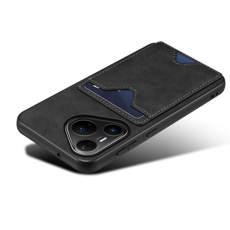 For Huawei Pura 80 Pro 5G Denior D06 PU Back Cover Card Slot Holder Phone Case