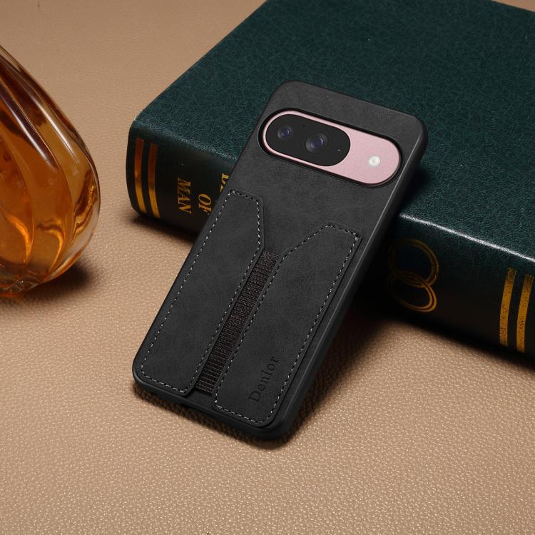 For Google Pixel 10 Pro / Pixel 10 Denior D07 DV Elastic Card Slot PU Back Cover Phone Case