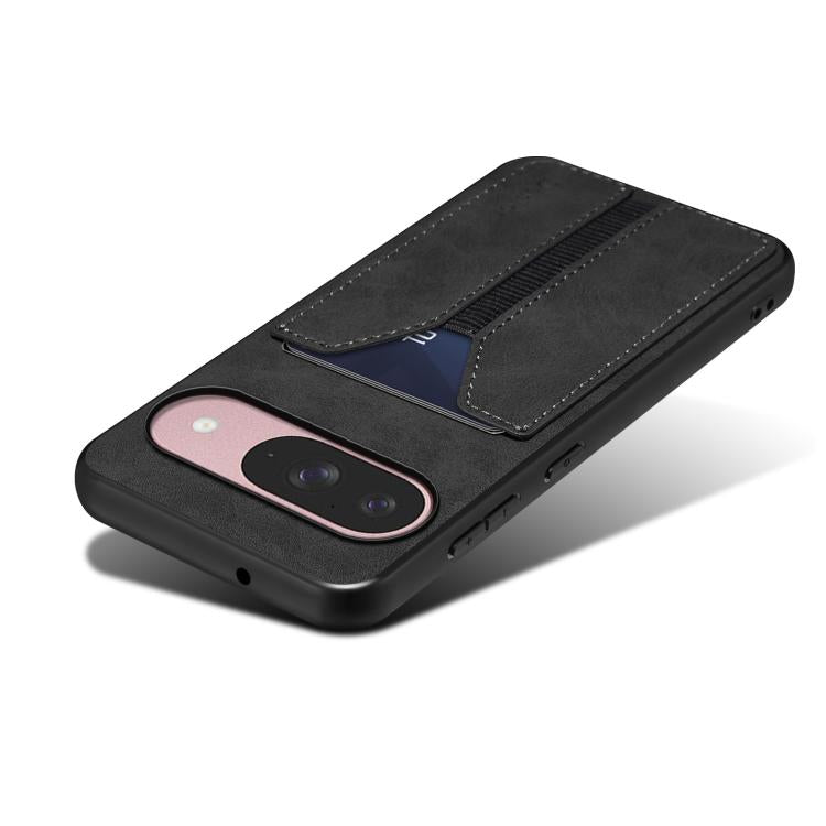 For Google Pixel 10 Pro / Pixel 10 Denior D07 DV Elastic Card Slot PU Back Cover Phone Case