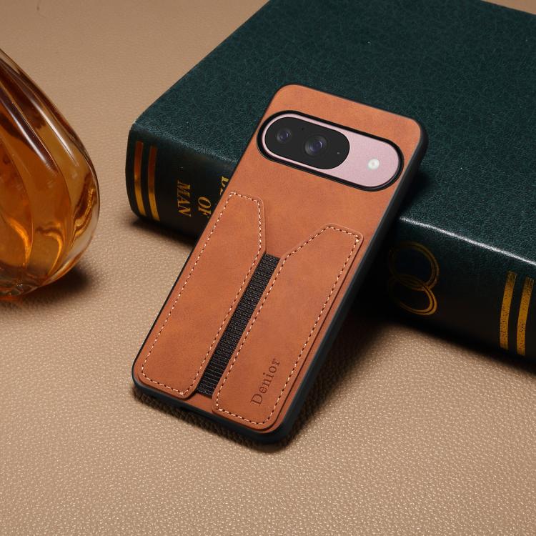 For Google Pixel 10 Pro / Pixel 10 Denior D07 DV Elastic Card Slot PU Back Cover Phone Case