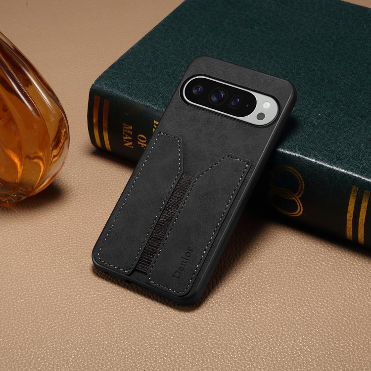 For Google Pixel 10 Pro XL Denior D07 DV Elastic Card Slot PU Back Cover Phone Case