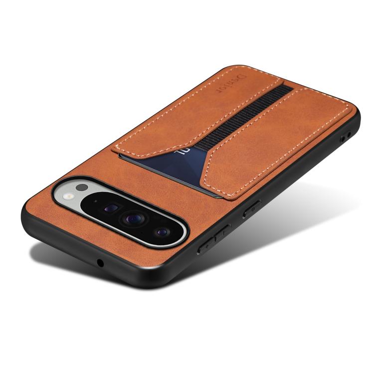 For Google Pixel 10 Pro XL Denior D07 DV Elastic Card Slot PU Back Cover Phone Case